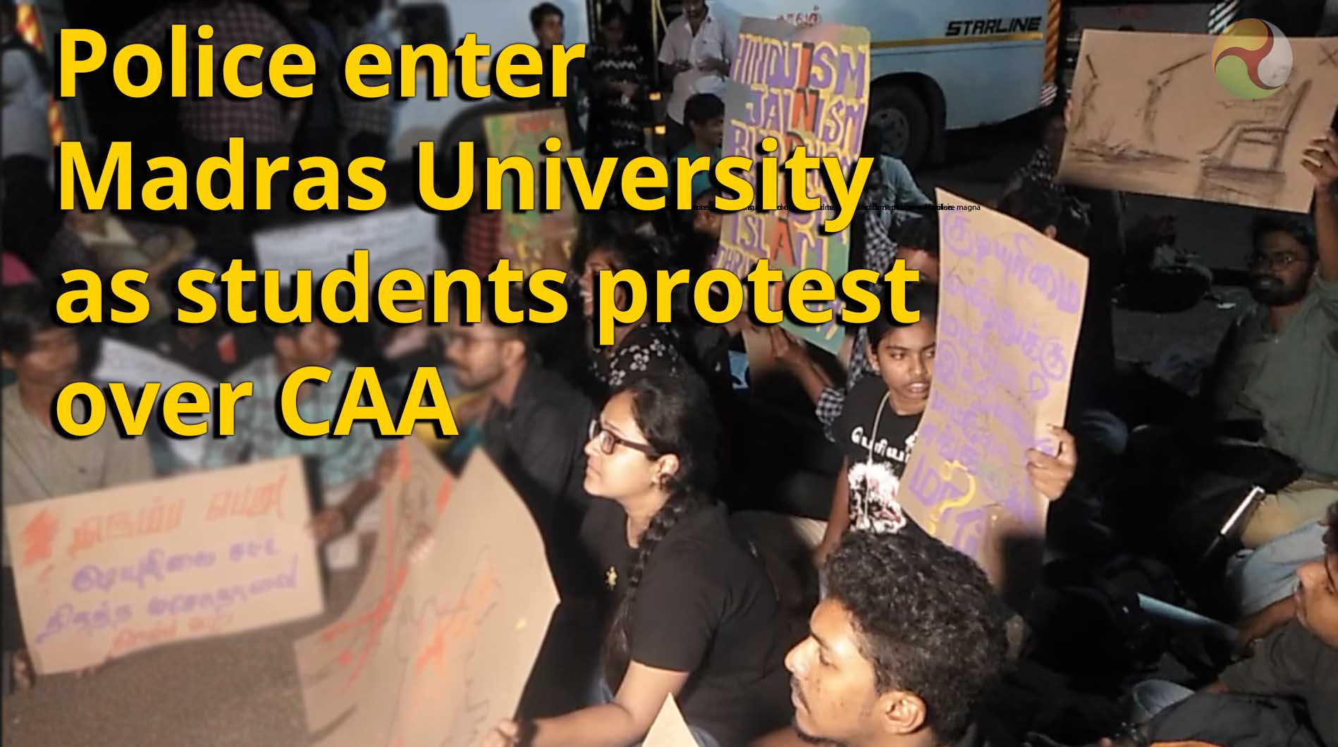 Police enter Madras University as students protest over CAA