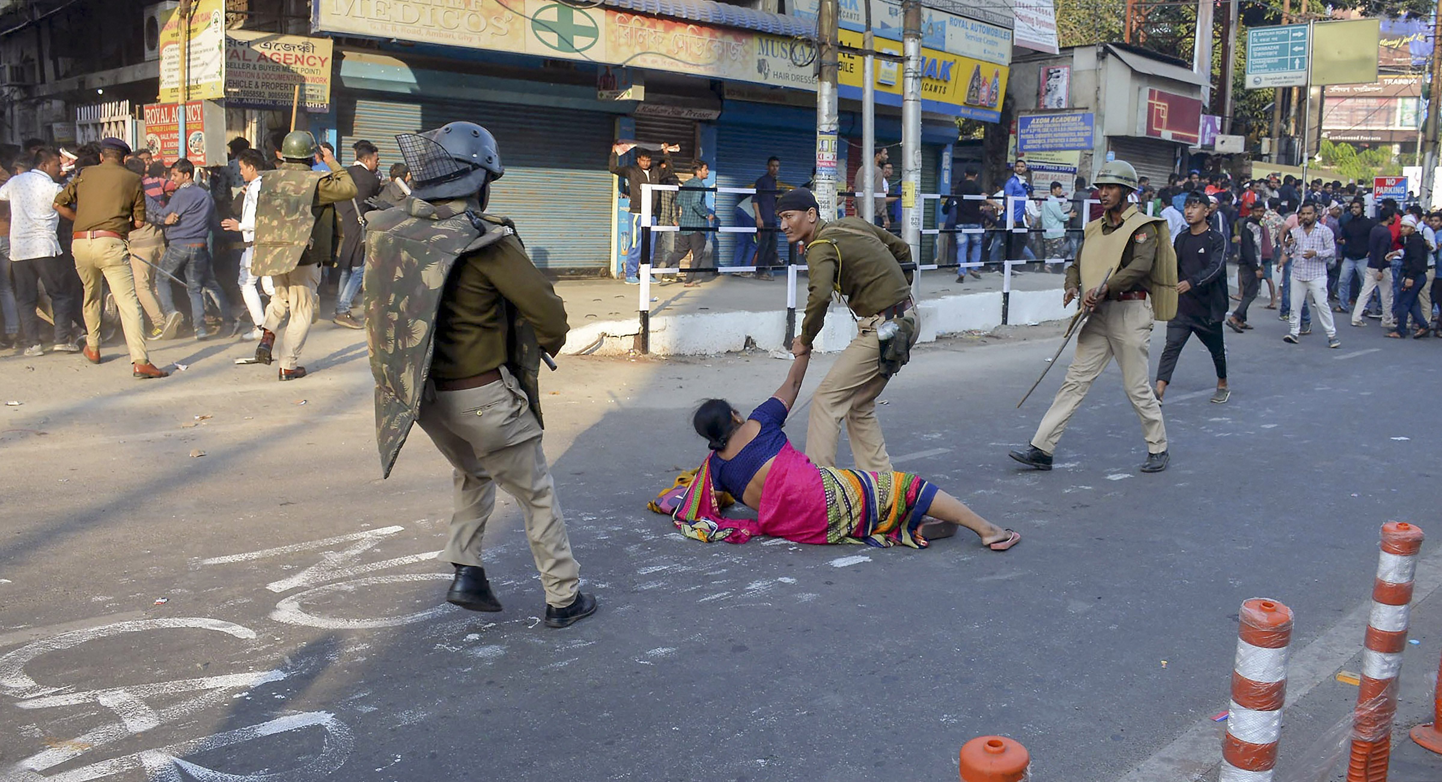 Assam on the boil, two dead in police firing as hundreds defy curfew
