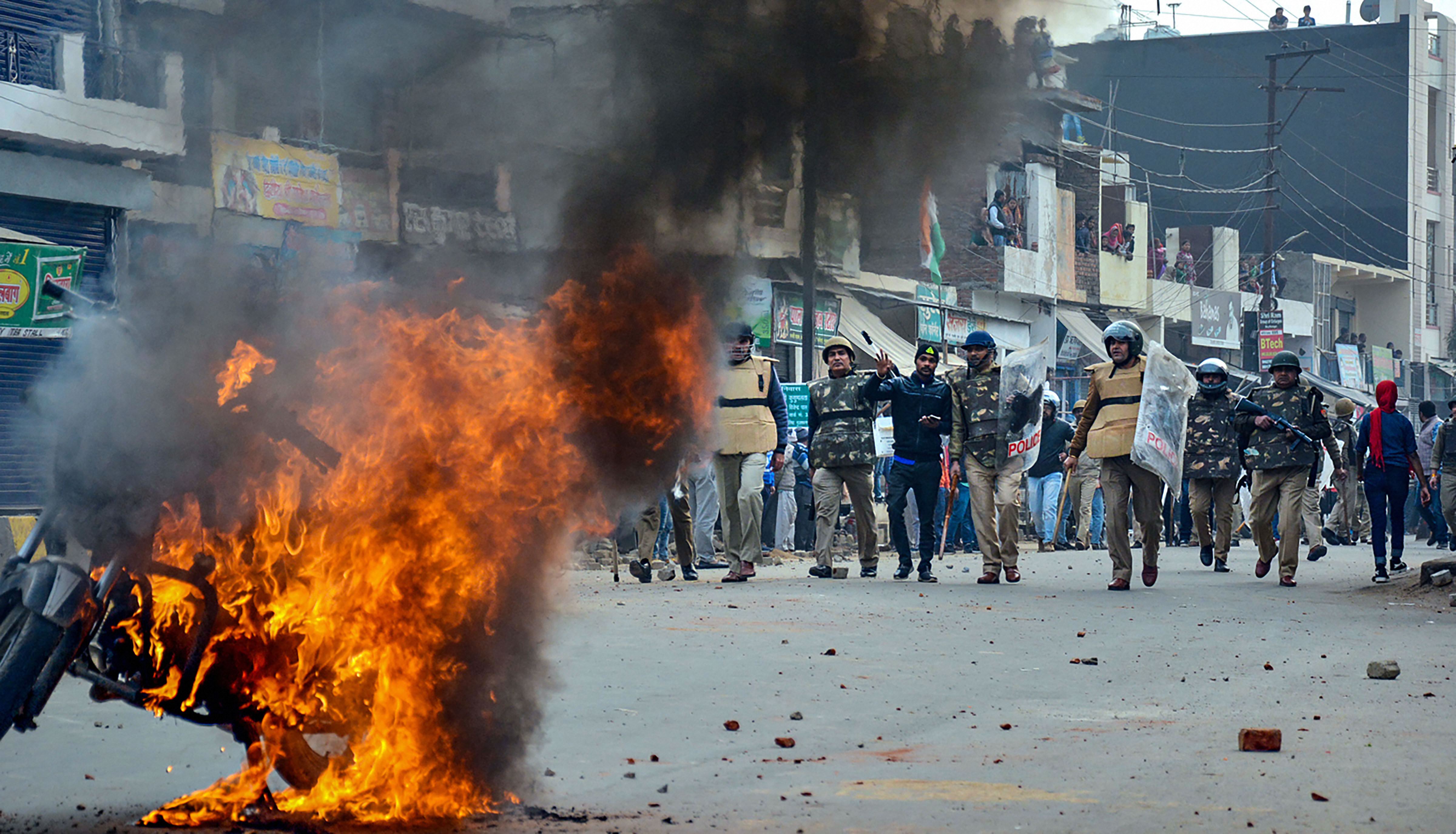 Violence mars anti-CAA protests across country; 15 dead in Uttar Pradesh