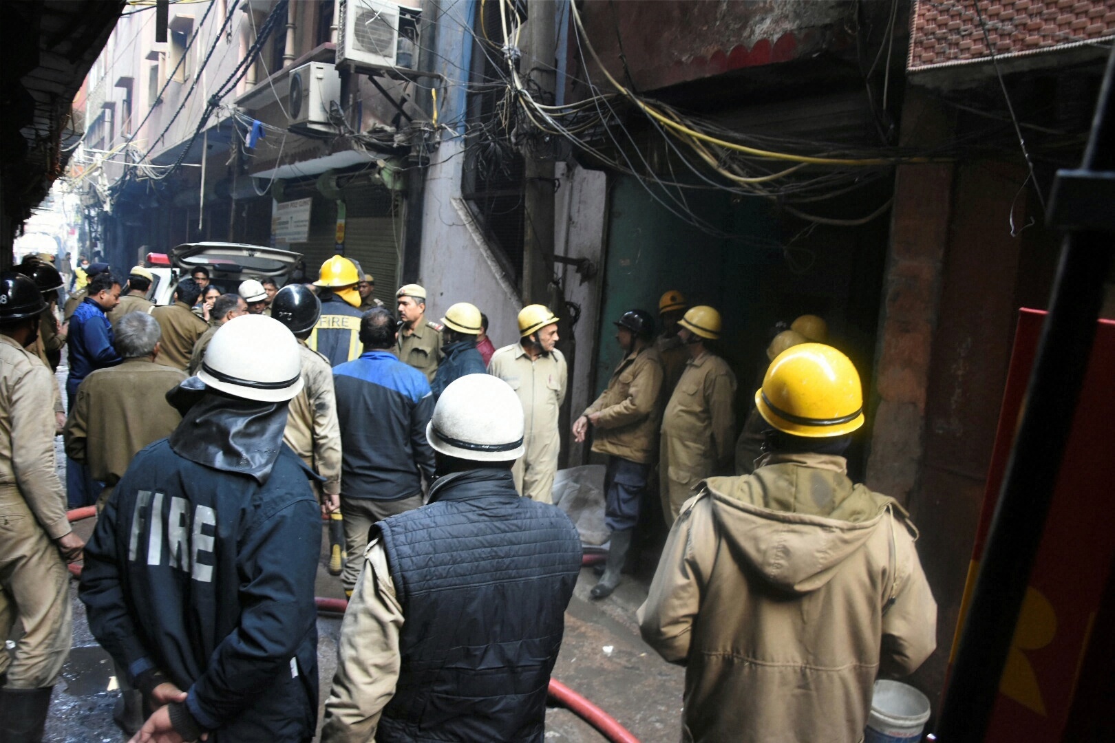 40 rescued from building where fire broke out in New Delhi