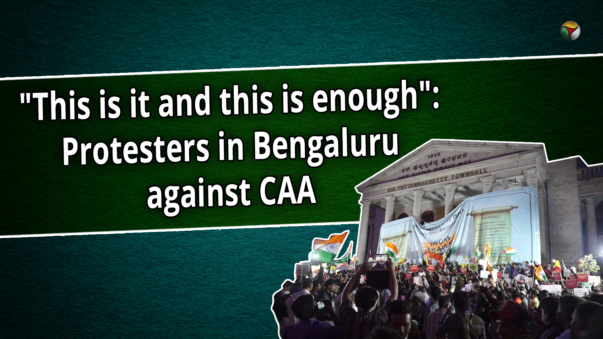 This is it and this is enough: Protesters in Bengaluru against CAA