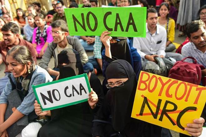 Indian-Americans protest against CAA, NRC in Washington