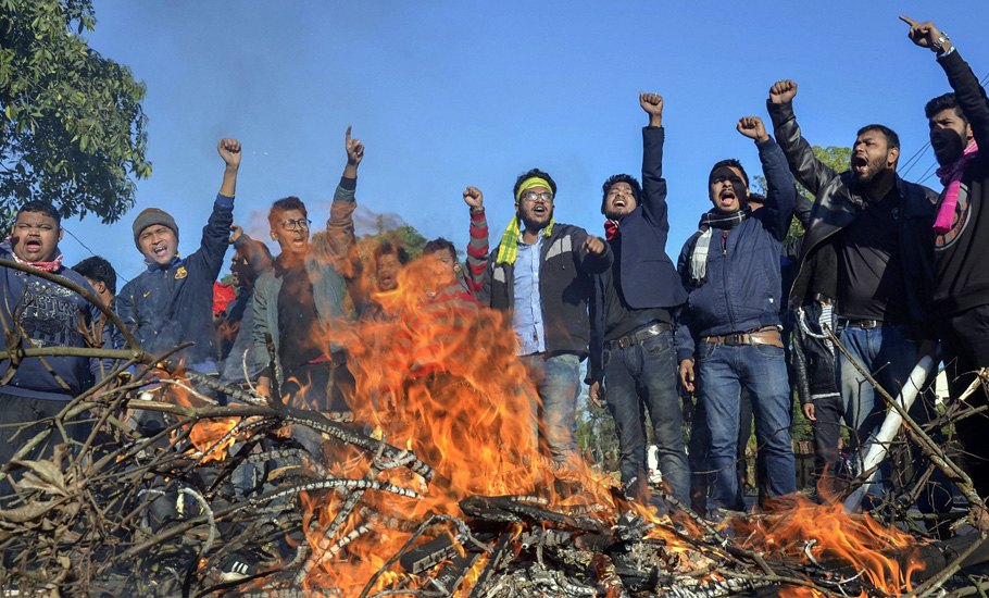 Protests rock Assam, Arunachal, Tripura over Citizenship (Amendment) Bill