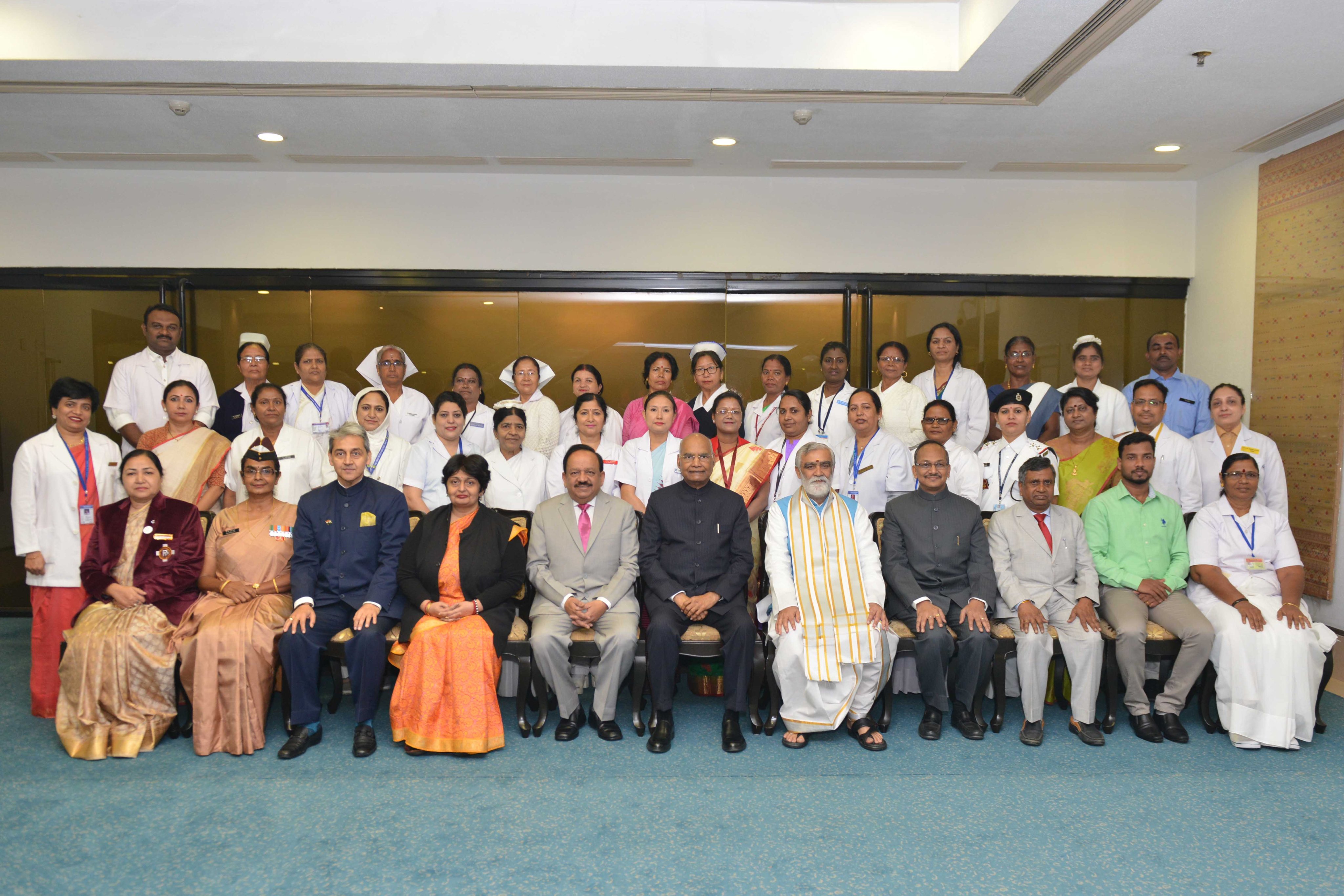 President confers Florence Nightingale Award to Kerala Nurse Lini