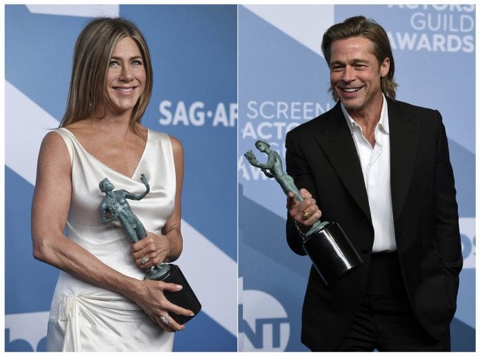 SAG Awards, Jennifer Aniston, Joaquin Phoenix, Brad Pitt, Parasite, Joker, Friends, Golden Globe Awards,