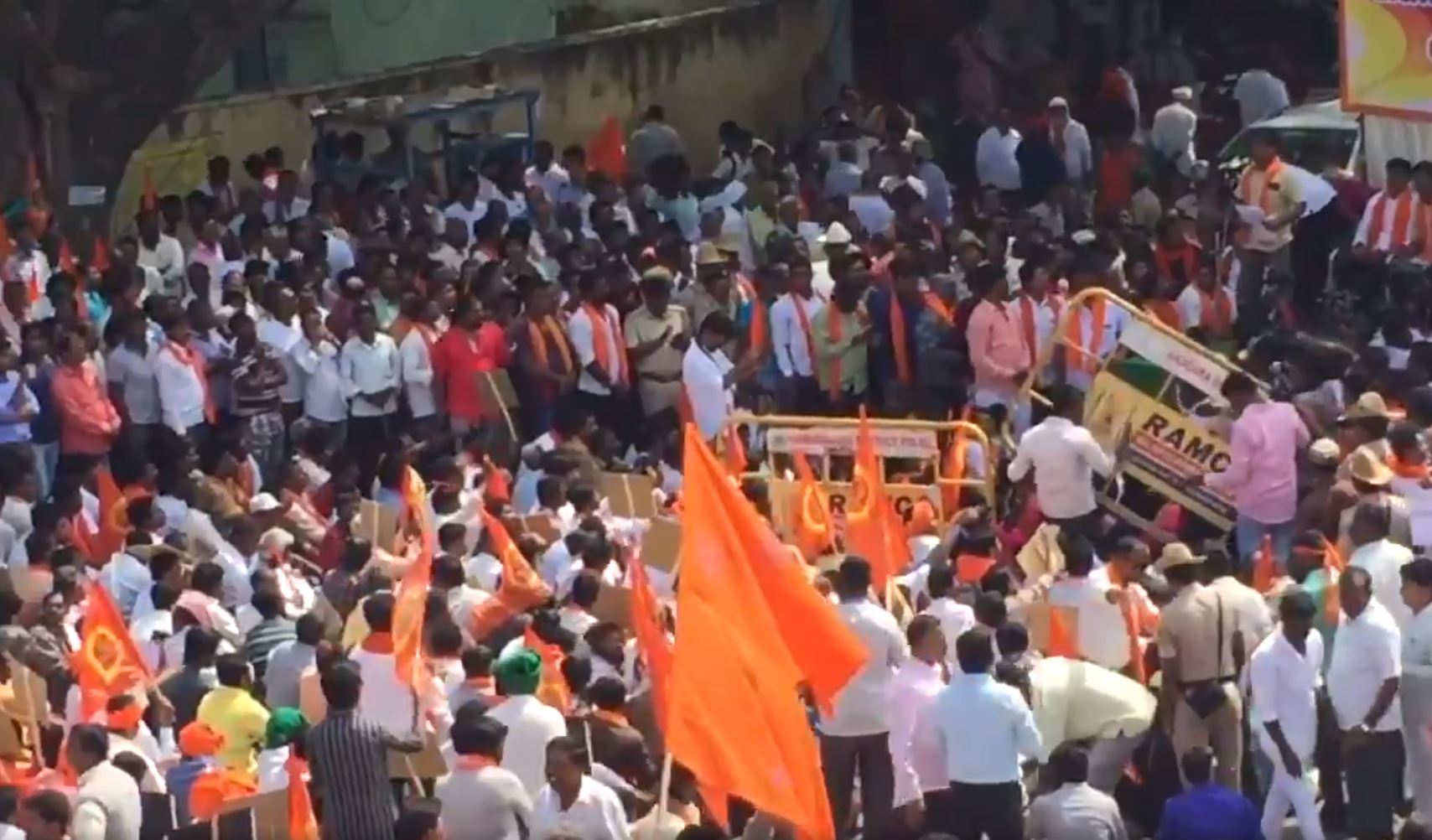 Kanakapura protest, RSS, Hindutva groups