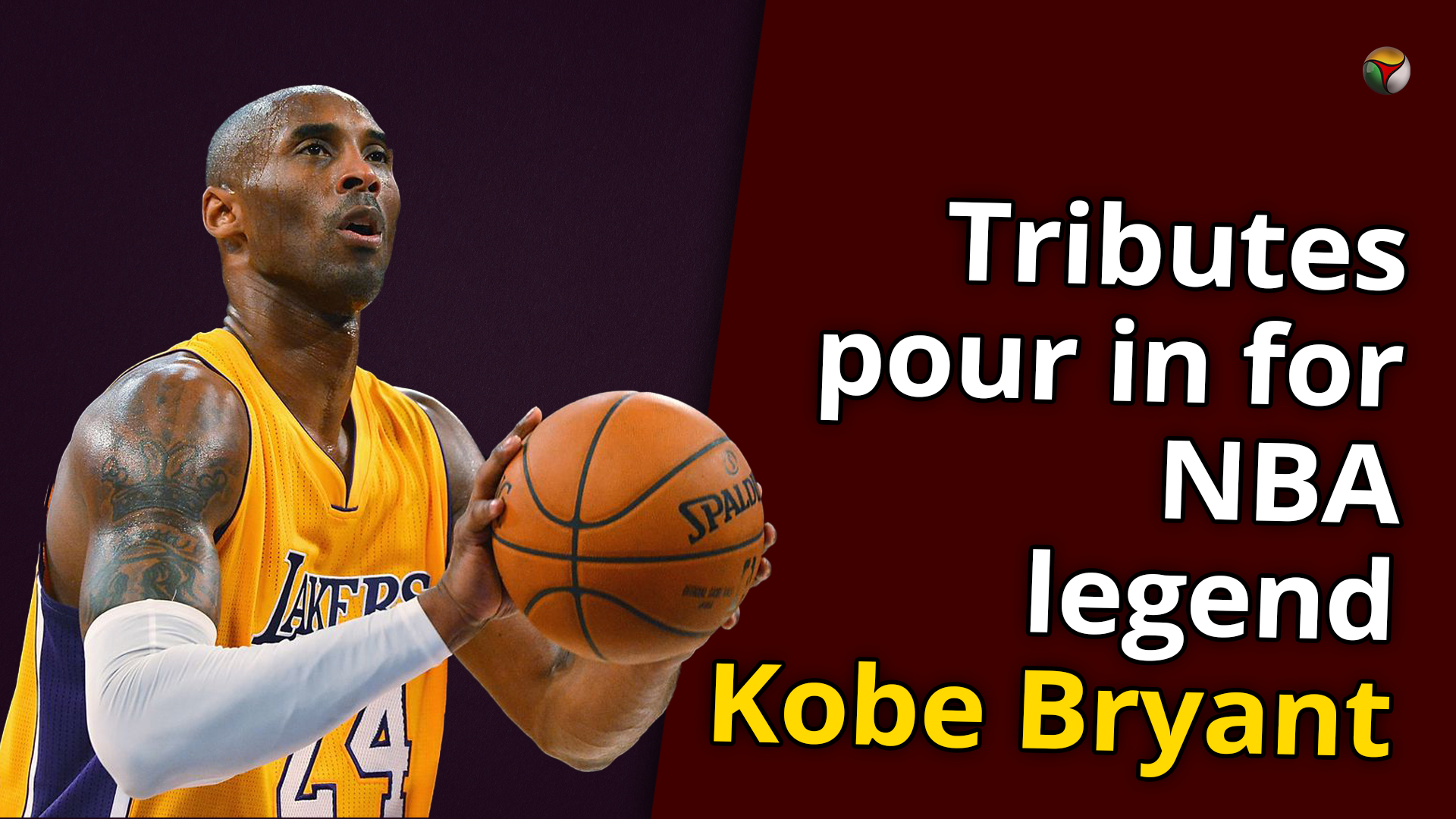 Tributes pour in for NBA legend Kobe Bryant