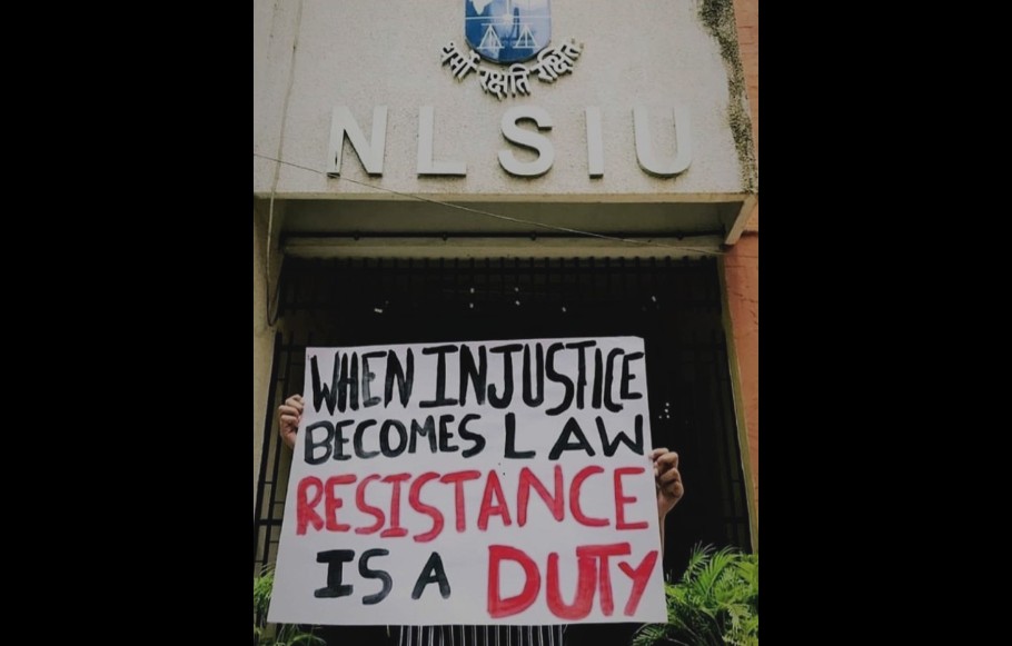 NLSIU students protest