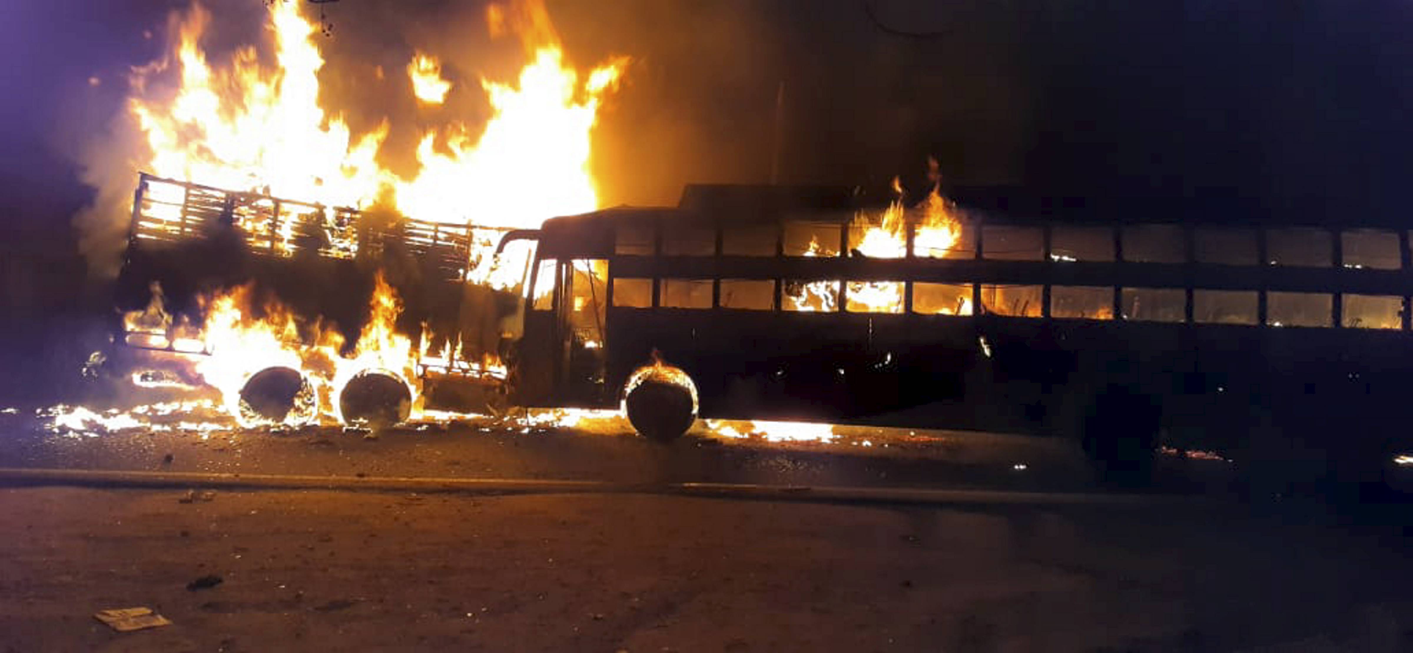 24 feared dead as fire breaks out after bus-truck collision in Kannauj