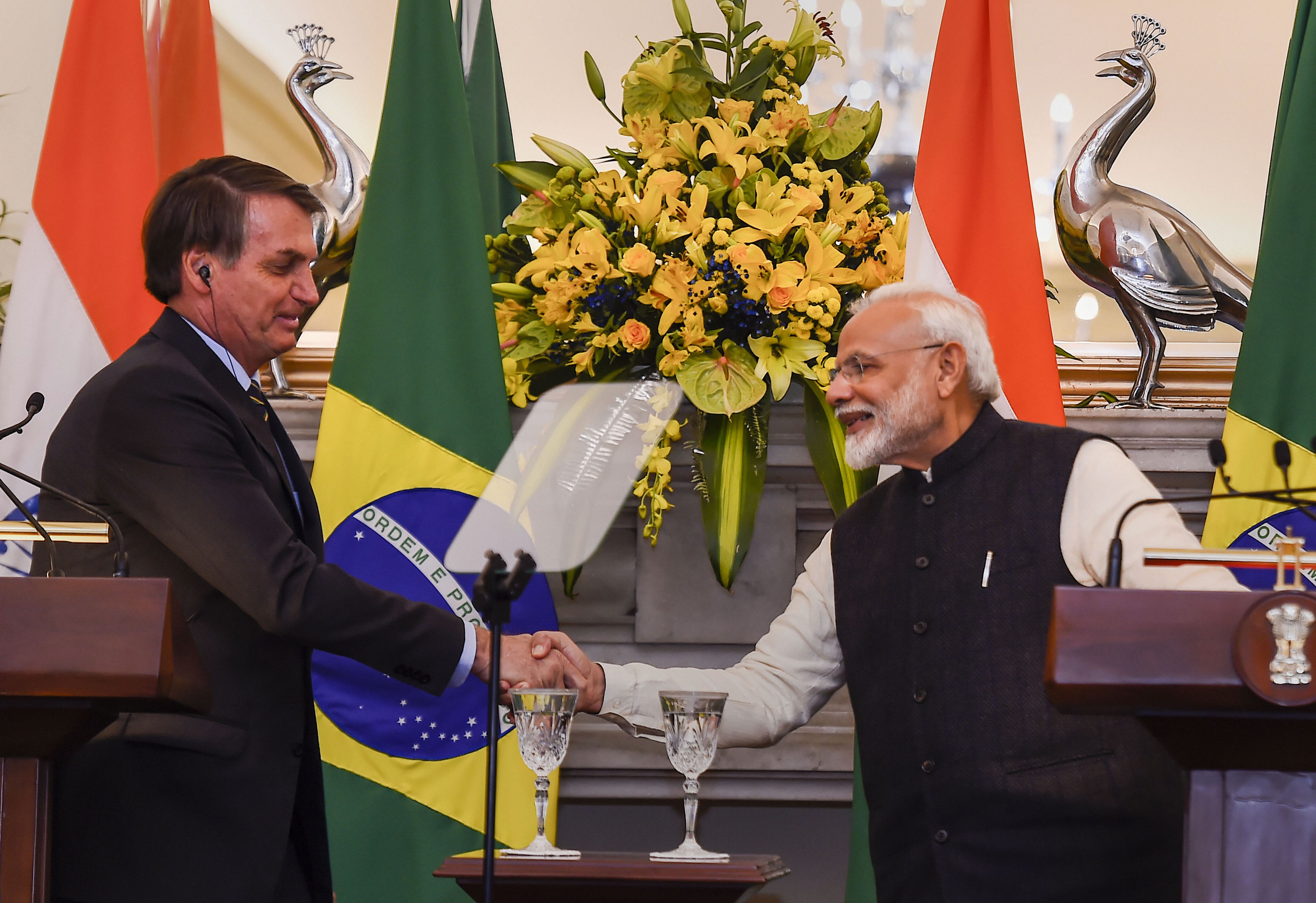 India, Brazil ink 15 pacts to broad base ties further