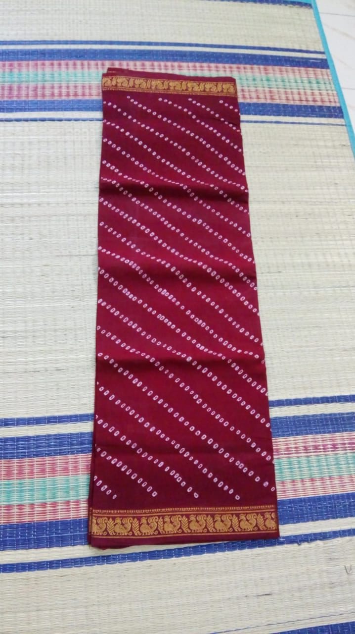 Handloom weave saree