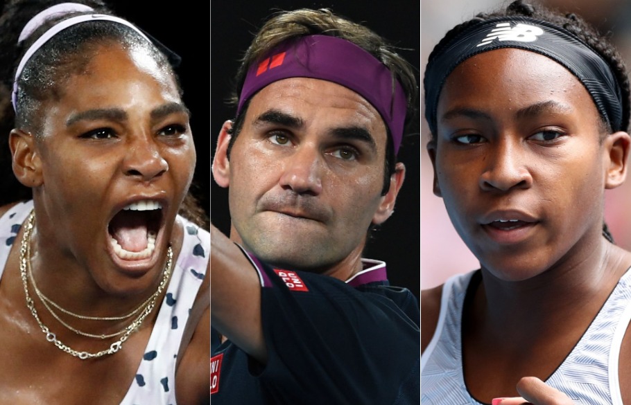 Coco Gauff, Naomi Osaka, Novak Djokovic, Roger Federer, Serena Williams, Australian Open, Venus Williams, Ashleigh Barty