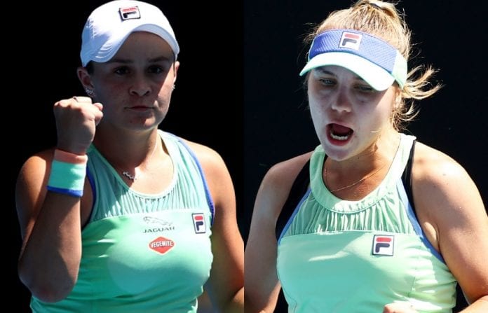 Ashleigh Barty, Sofia Kenin, Australian Open, semi-finals, Petra Kvitova, Coco Gauff,