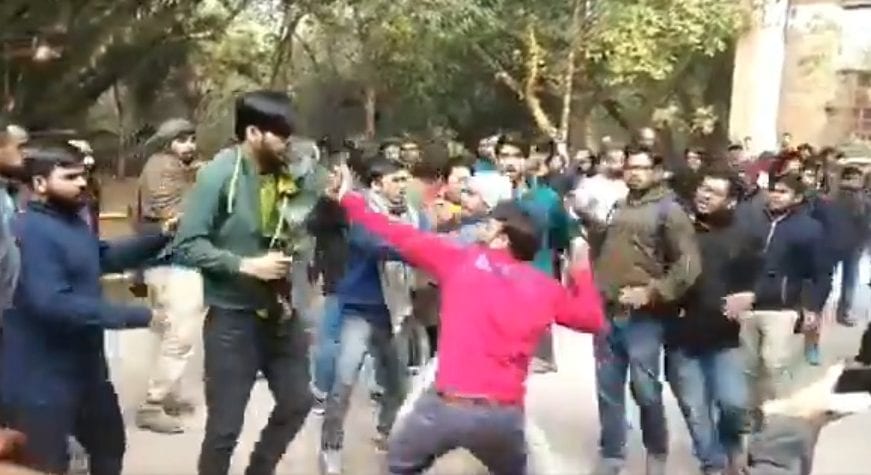 ABVP youth, the real culprit in viral video used to blame Left for JNU violence