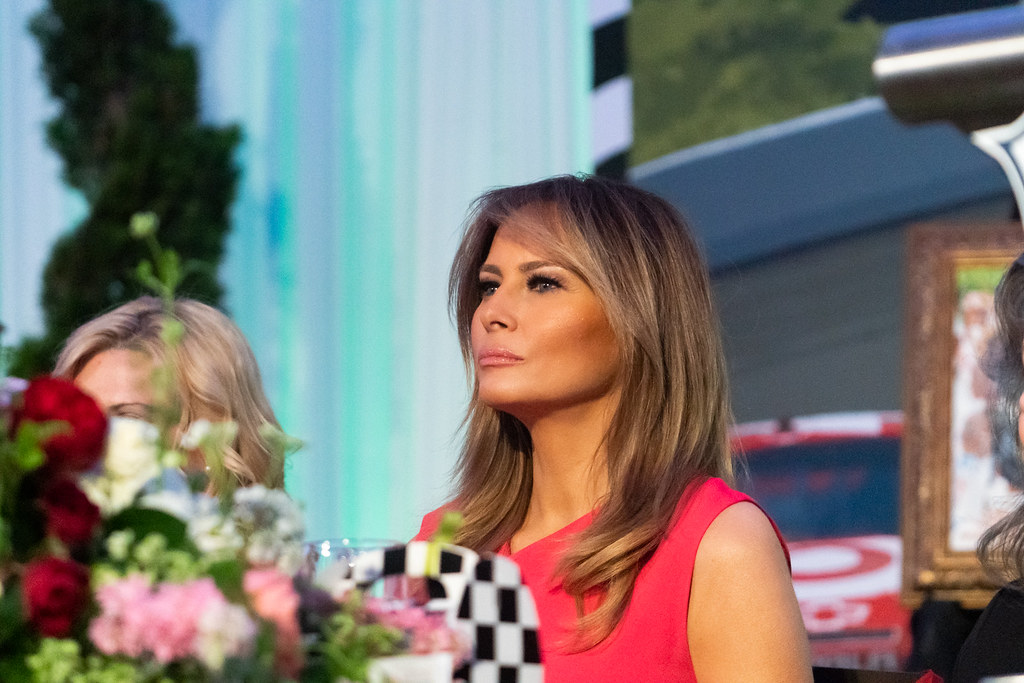 First Lady Melania Trump appeals for peace and calm