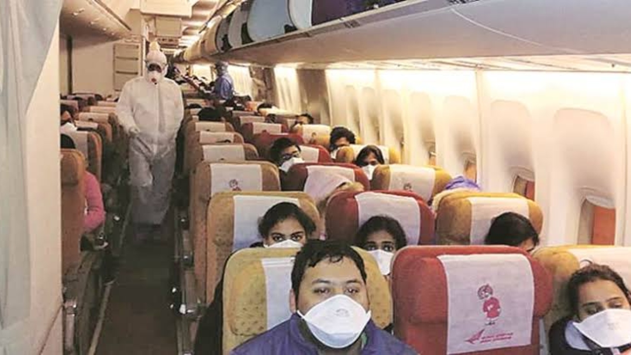 Spl Air India flight with 324 Indians from Chinas Wuhan returns