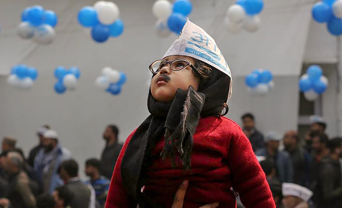 Much before the CM, baby Kejriwal took clear lead in Delhi polls