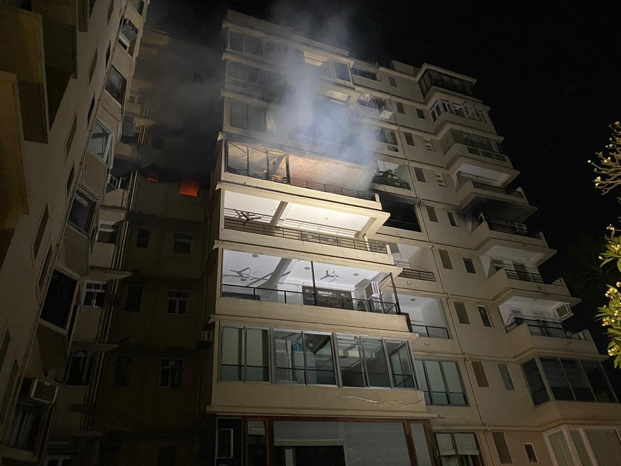Fire breaks out at Mumbai high-rise in Malabar Hills, eight rescued