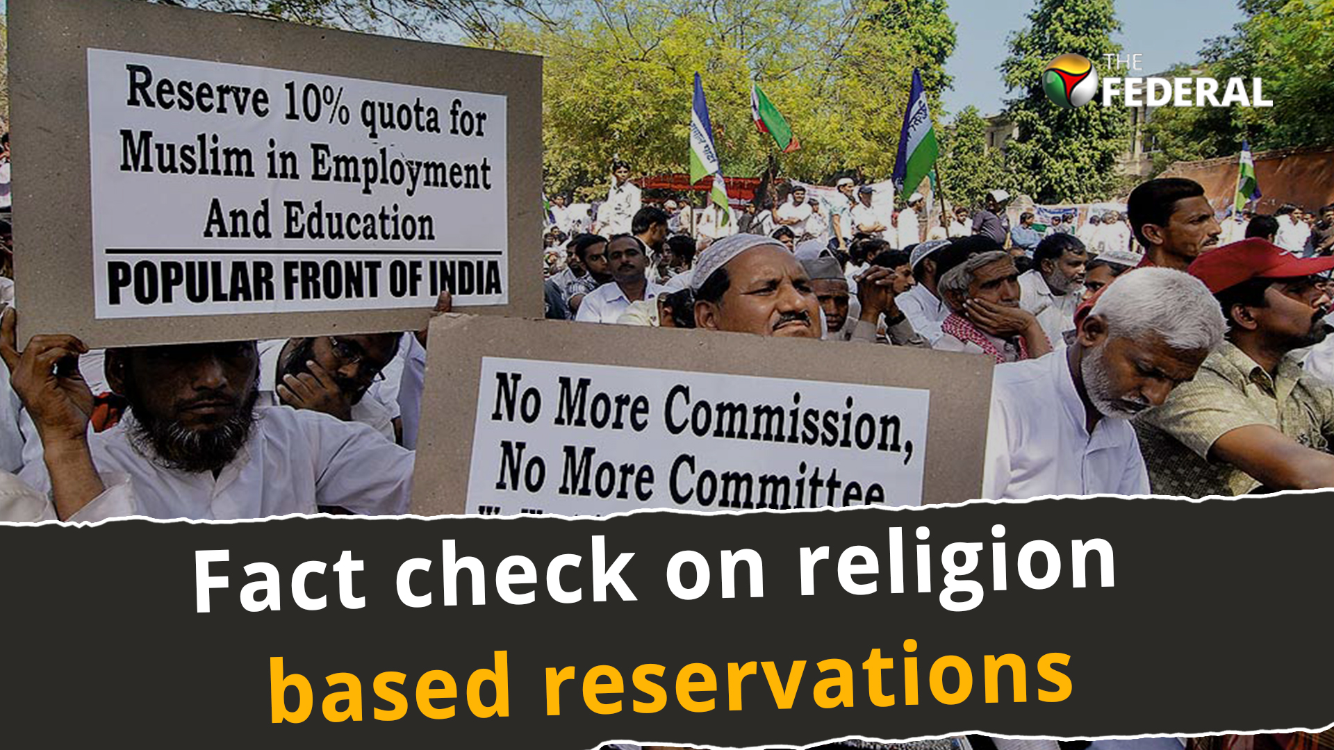 Fact check on religion based reservations