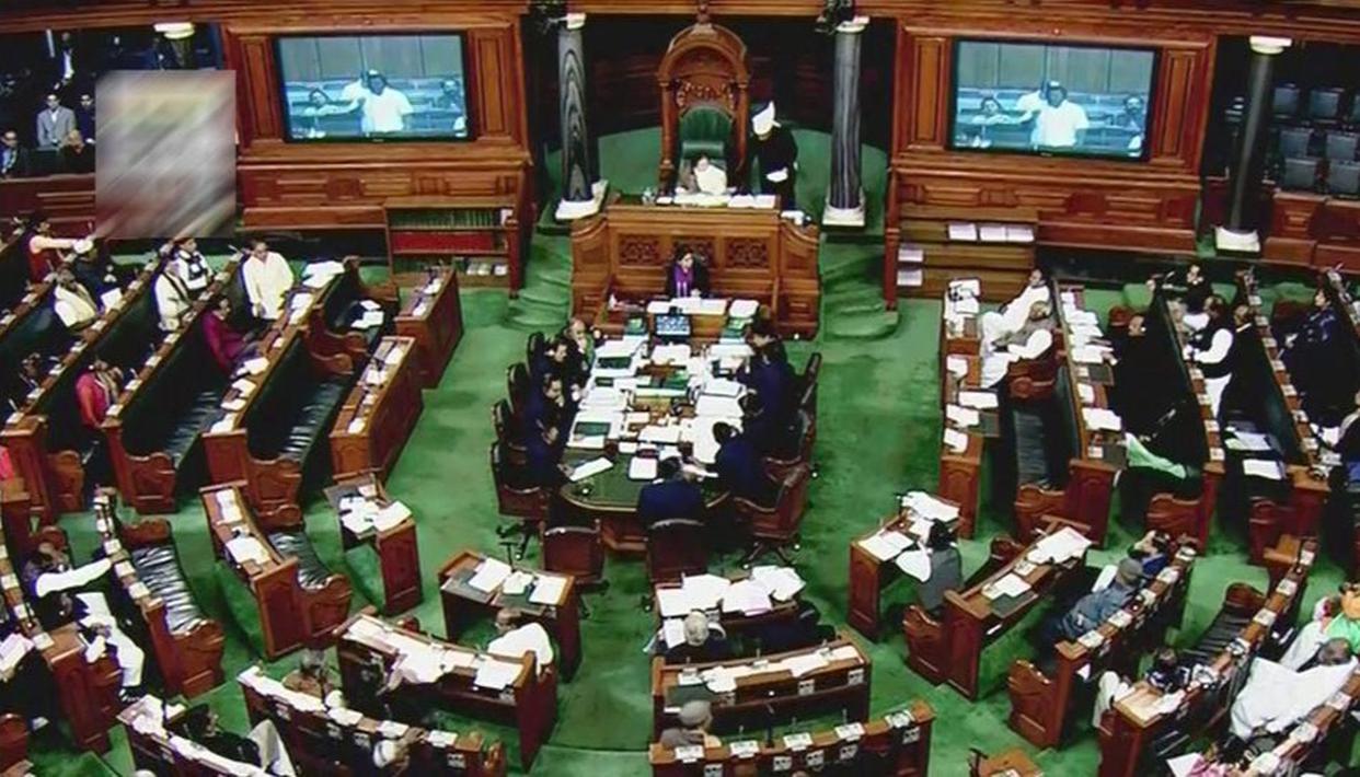 opposition members, slogans, Citizenship Amendment Act, CAA, Lok Sabha