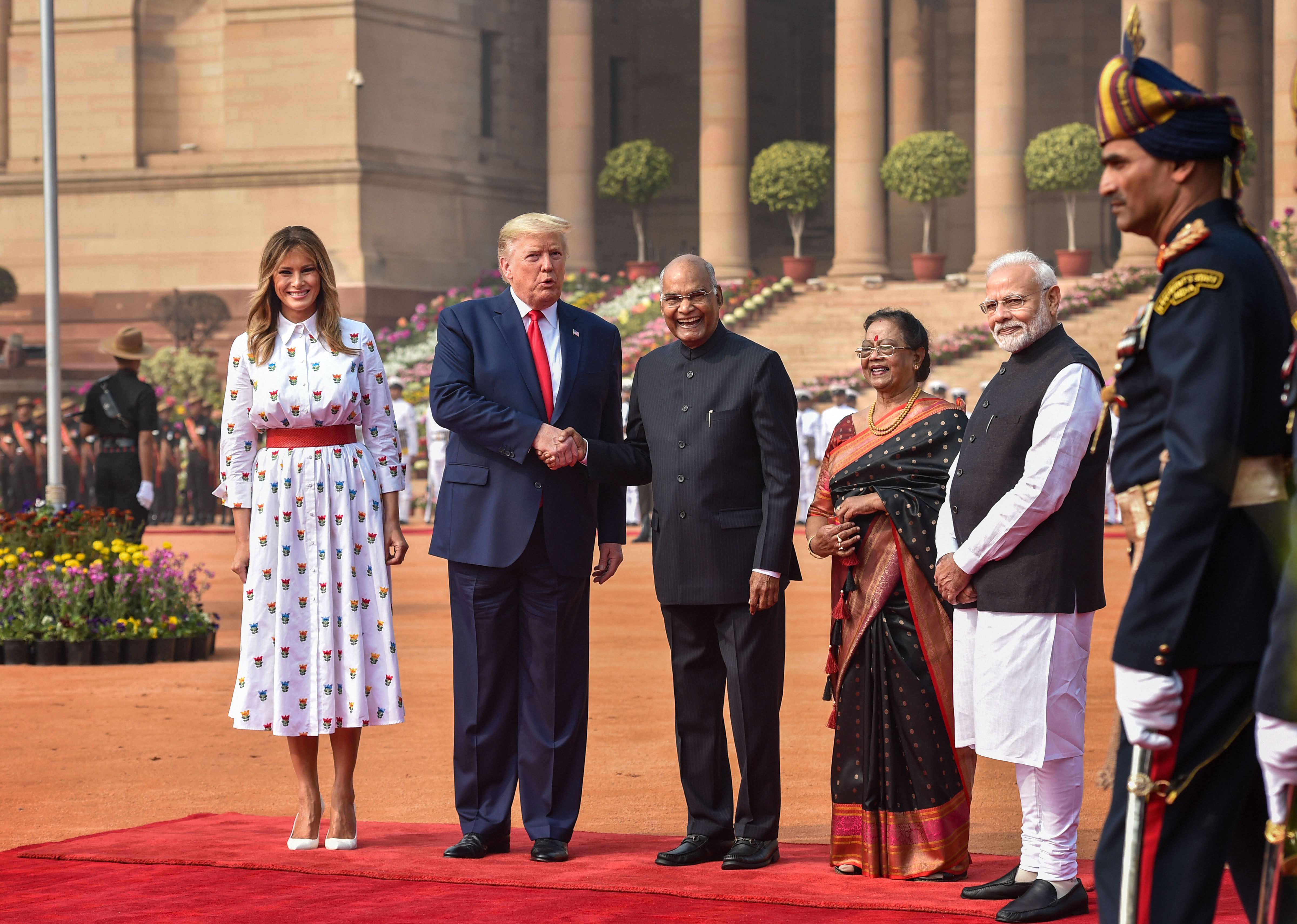 Rashtrapati Bhavan, US President, Donald Trump, Melania Trump, Trump India Visit, Prime Minister Narendra Modi
