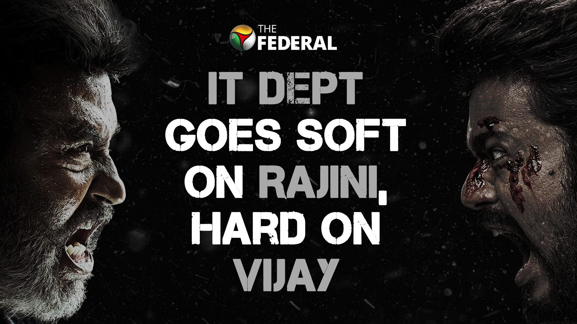 IT dept goes soft on Rajini, hard on Vijay