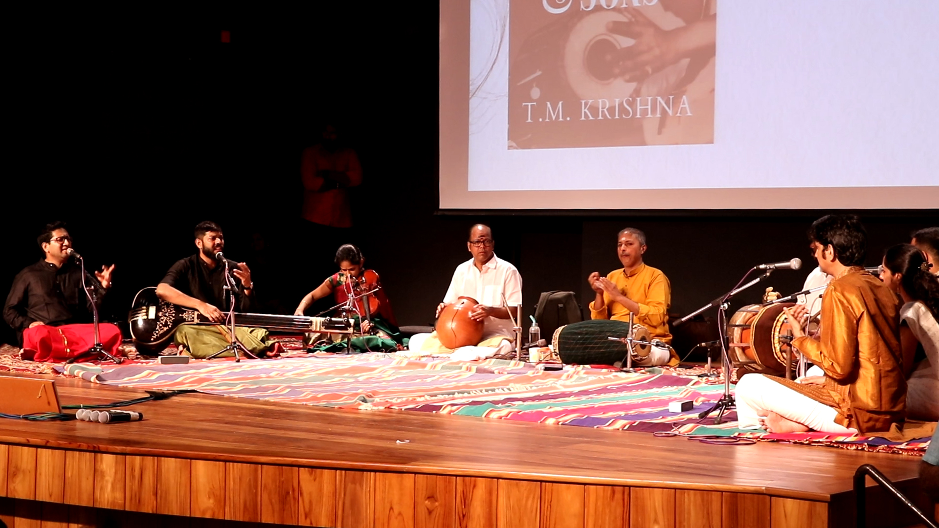 TM Krishna book release mrdangam performance 