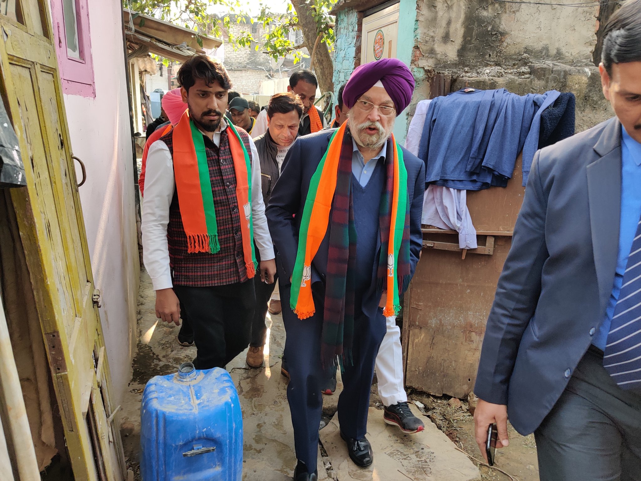 Hardeep Singh Puri Delhi election campaign