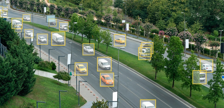 Artificial intelligence traffic security surveillance