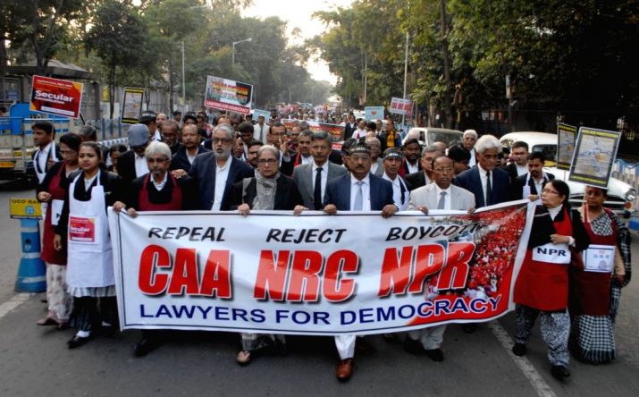 Hundreds of lawyers take out rally against CAA-NRC-NPR in Kolkata