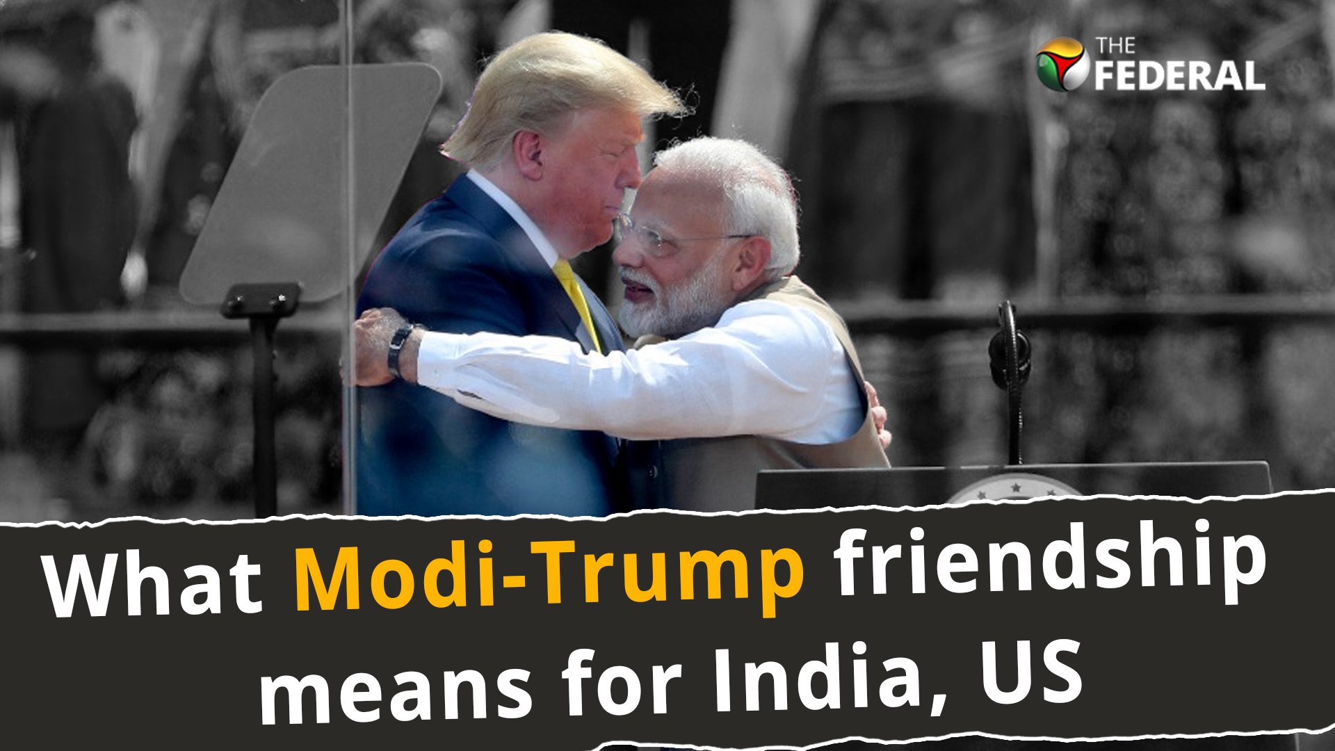 How Modi-Trump hugs and grandiose belie reality