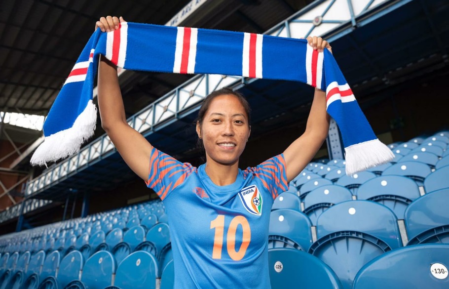 Ngangom Bala Devi, women's football, Scottish Women's Premier League Cup, Rangers FC