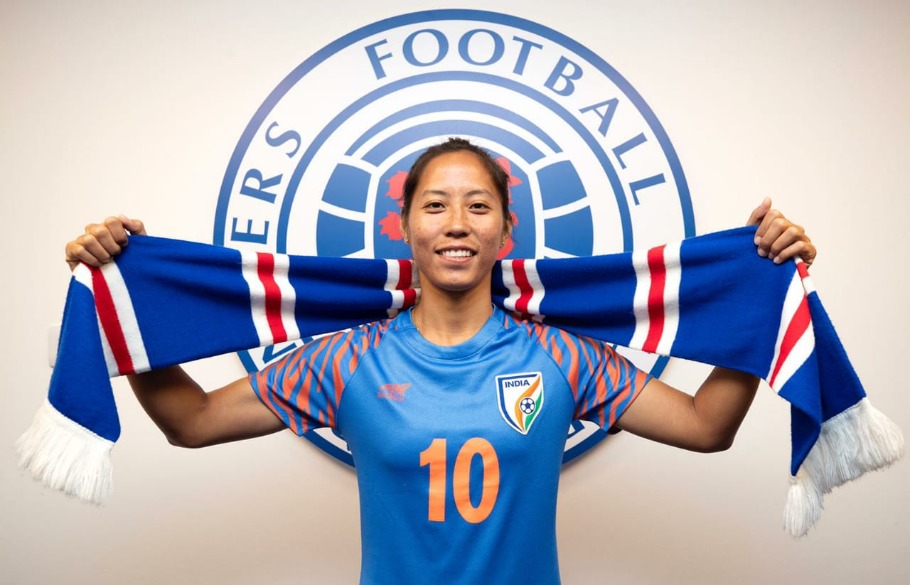 Ngangom Bala Devi, women's football, Scottish Women's Premier League Cup, Rangers FC