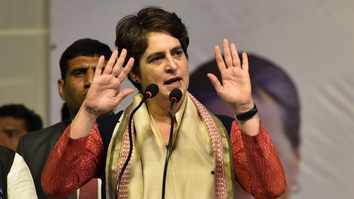 Modi has no time to wipe farmers’ tears, says Priyanka Gandhi at Kisan Panchayat