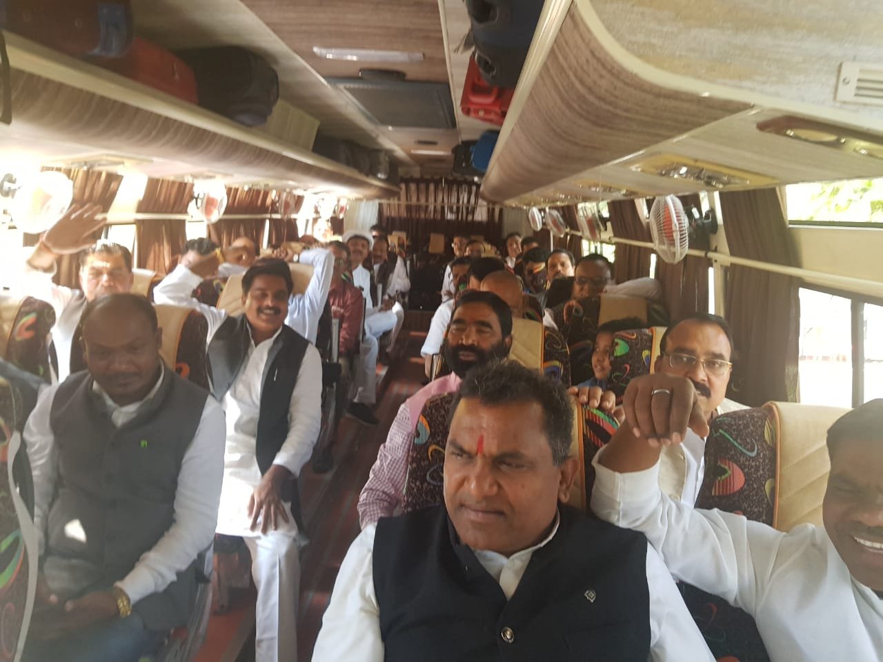 95 MLAs leave for Jaipur amid MP govt crisis: Cong sources