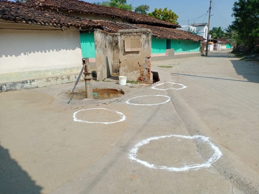 Chhattisgarh villagers block roads, practise strict social distancing to tackle corona