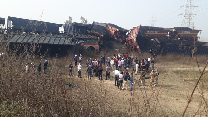Three killed after two goods trains collide in Madhya Pradesh