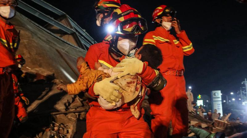 4 killed as hotel used as quarantine facility collapses in China