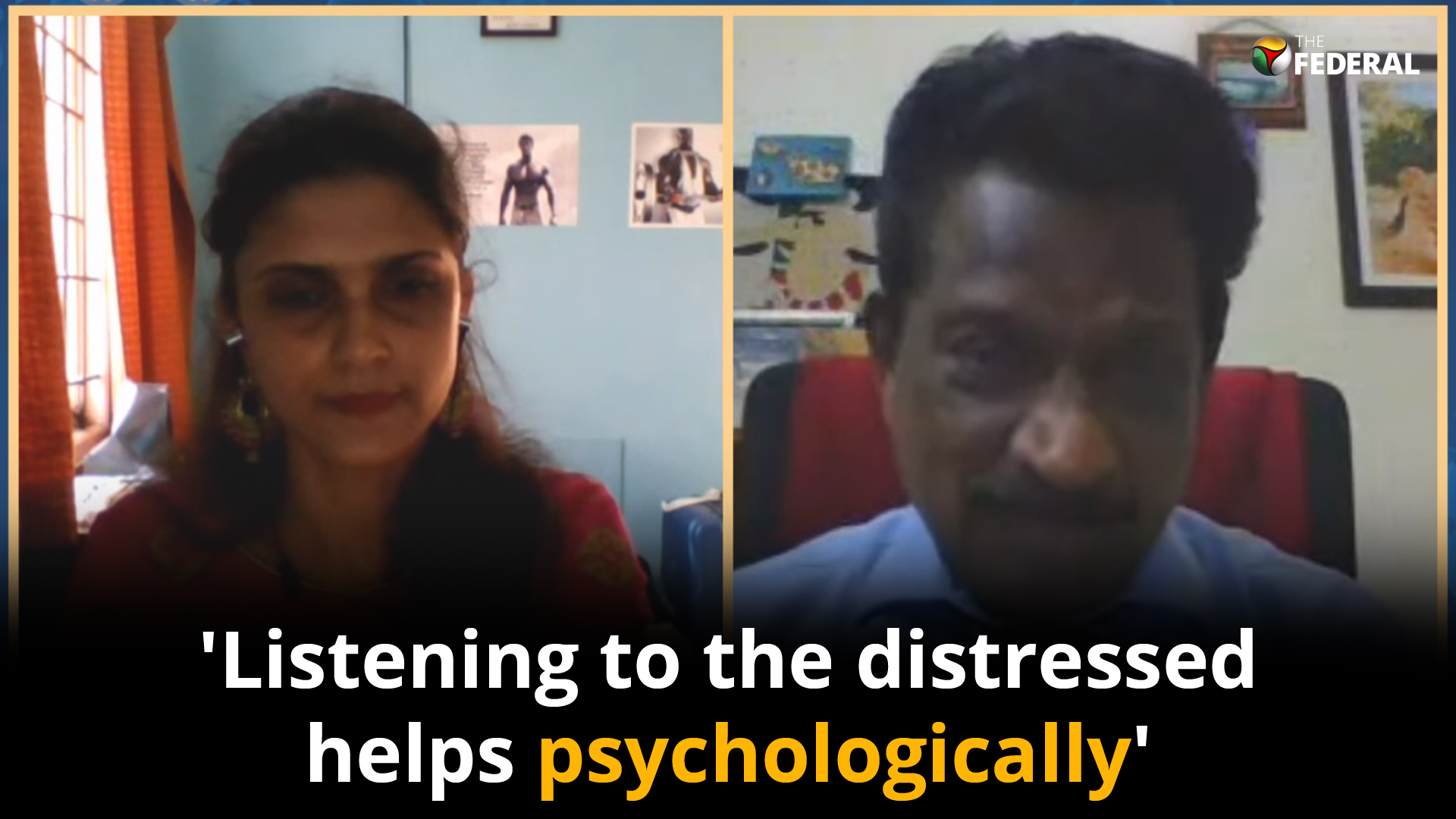 COVID-19: Listening to the distressed helps psychologically