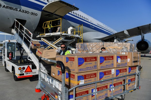 China sends 24 planeloads of COVID-19 medical items, 20 more to come