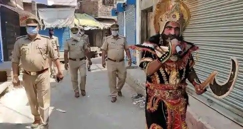 Planning to violate lockdown? Watch out for Yamraj in Uttar Pradesh