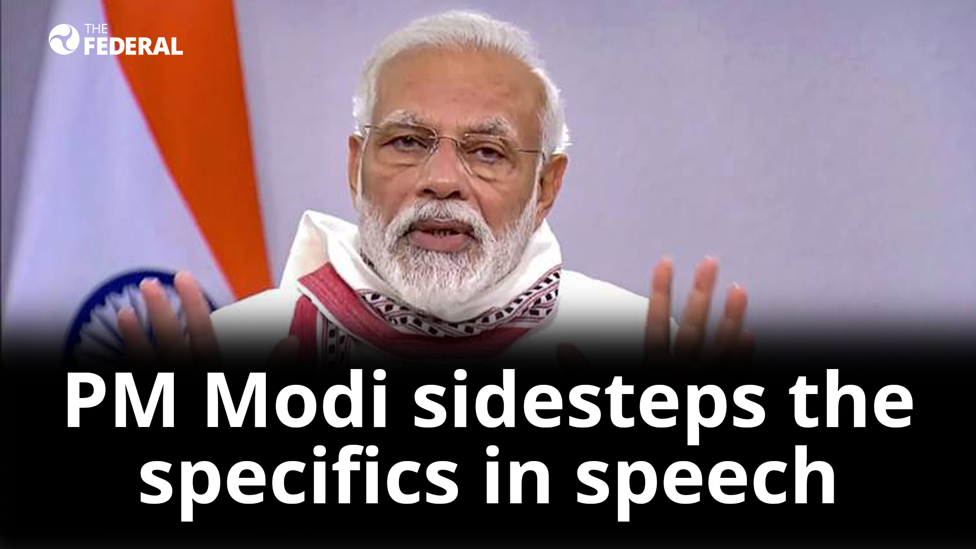 PM Modi sidesteps the specifics in speech