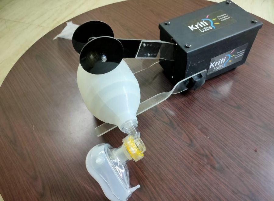 Chennai-based startup develops portable low-cost ventilator