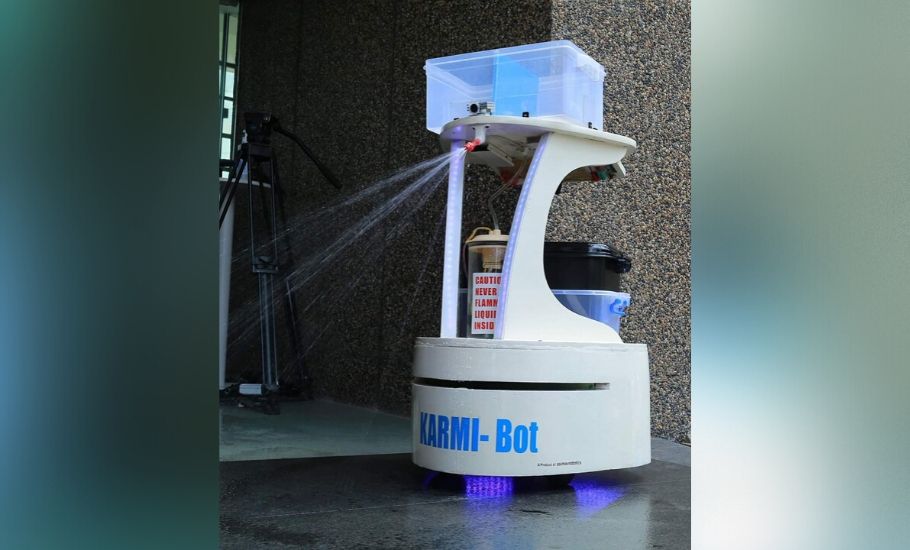 Karmi-bot, Robot, Asimov roboics, coronavirus, COVID-19, Kerala,