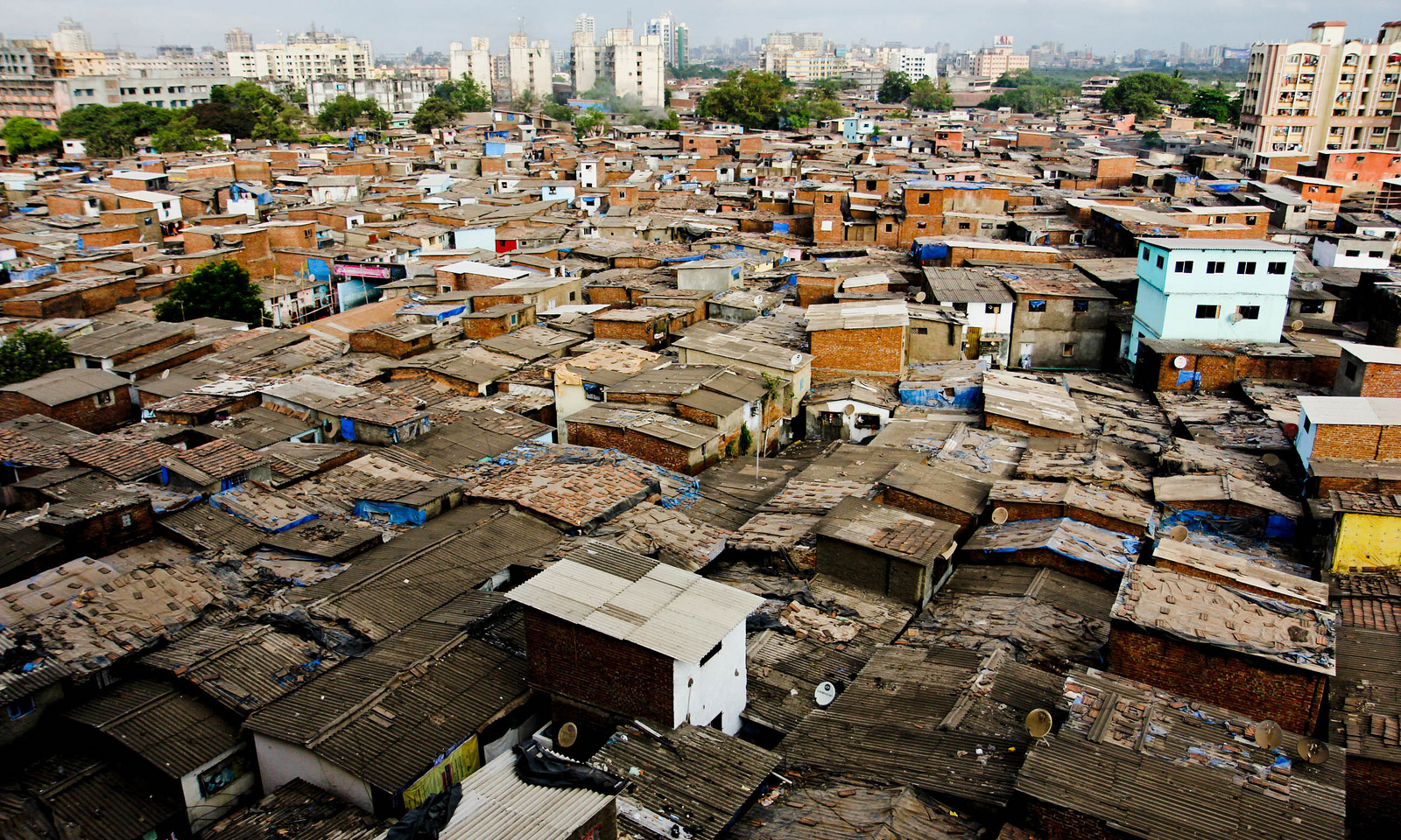 Dharavi slum-Mumbai