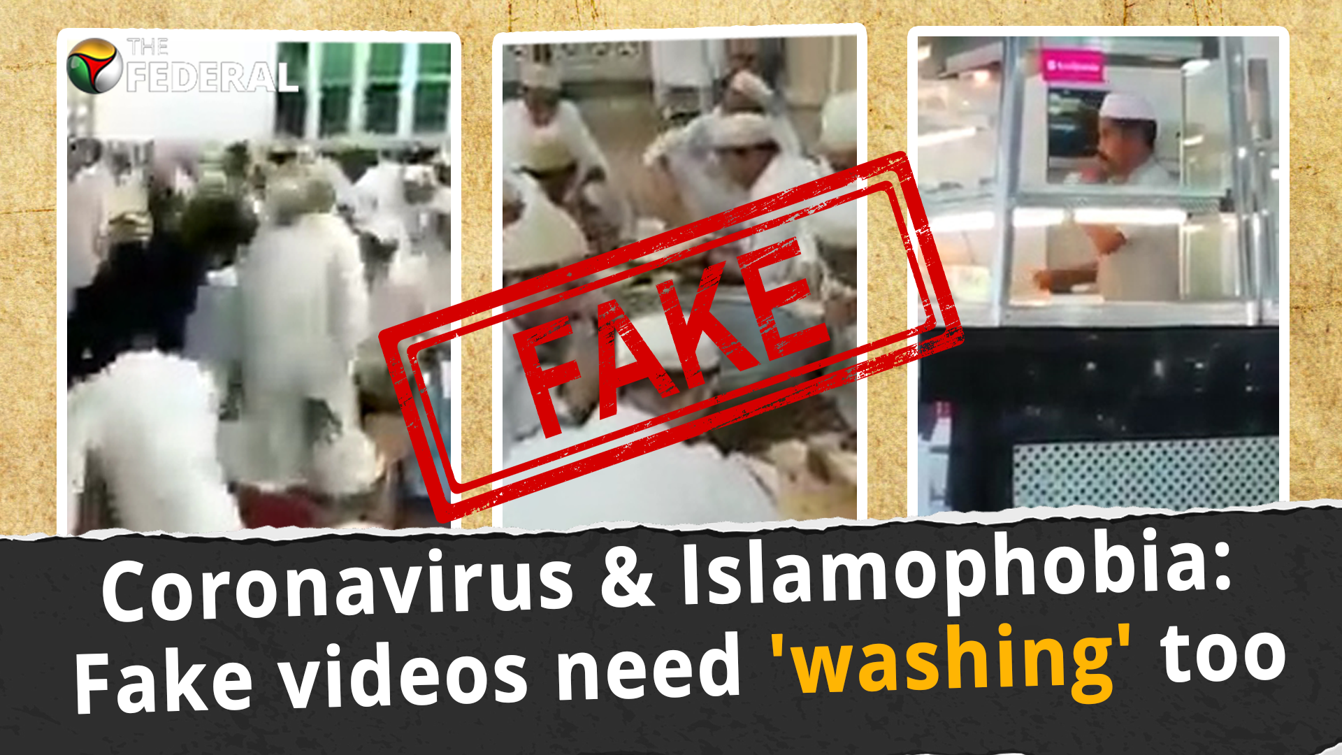 Coronavirus & Islamophobia: Fake videos need washing too