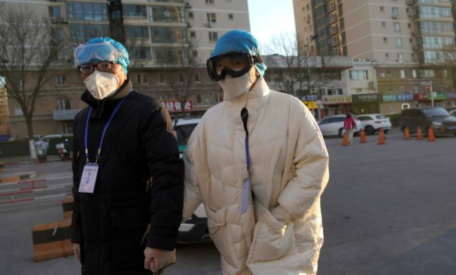 China, Wuhan, coronavirus, COVID-19, pandemic, police, medical staff