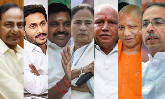 chief ministers, coronavirus, COVID-19, Karnataka, Tamil Nadu, Telangana, Andhra Pradesh, Maharashtra, West Bengal, Uttar Pradesh