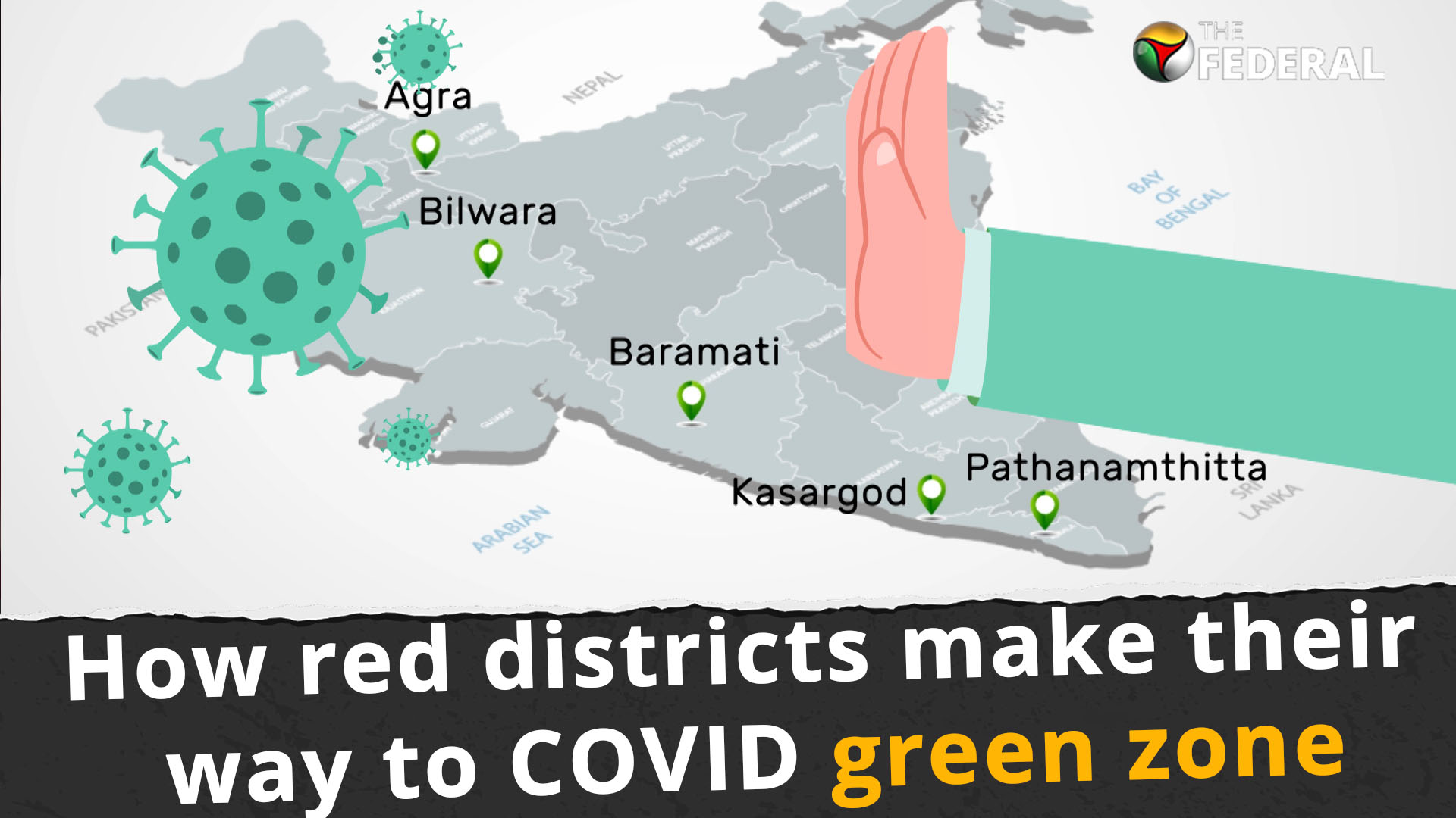 How red districts make their way to COVID green zone