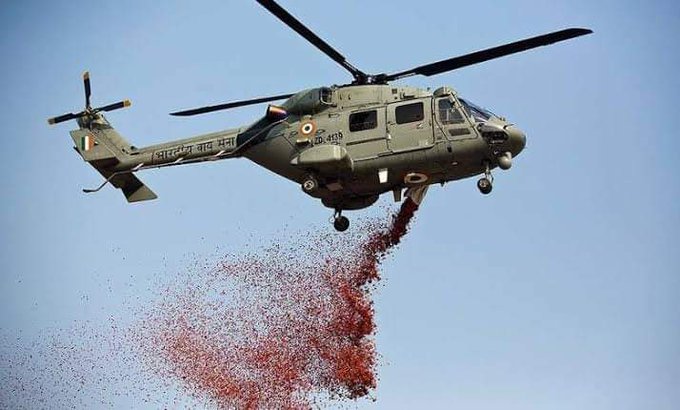 Fly-pasts, bands, flower petals: Armed forces laud COVID-19 warriors